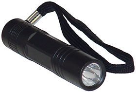 Flashlight, 1 White Ultrabright LED